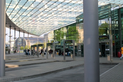Hamburg Bus Station at the Central Railway Station